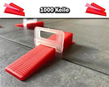 1000 Keile - KACHEL GOTT® Fliesen Nivelliersystem
