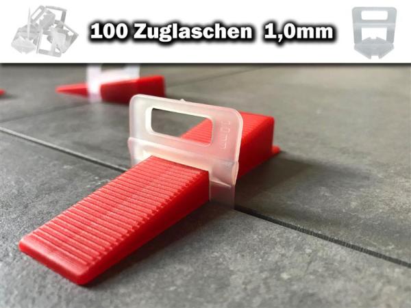 100 Zuglaschen 1mm