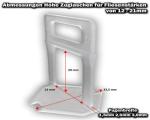 100 HOHE Zuglaschen 3,0mm - KACHEL GOTT® Fliesen Nivelliersystem